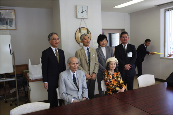 ２０１４年１０月鶴岡南高校で講演をされた